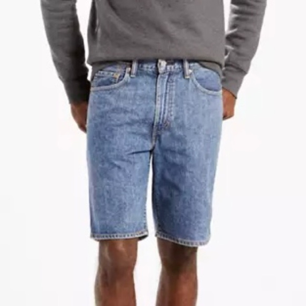 Levi’s 550 Relaxed Fit Dad Shorts Bermuda Shorts High Rise Jean Shorts size 32